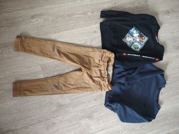 Lot jean pull garçon Marvel