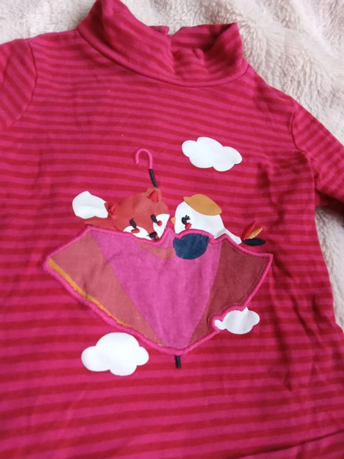 Tshirt col roulé DPAM 18 mois - photo numéro 2