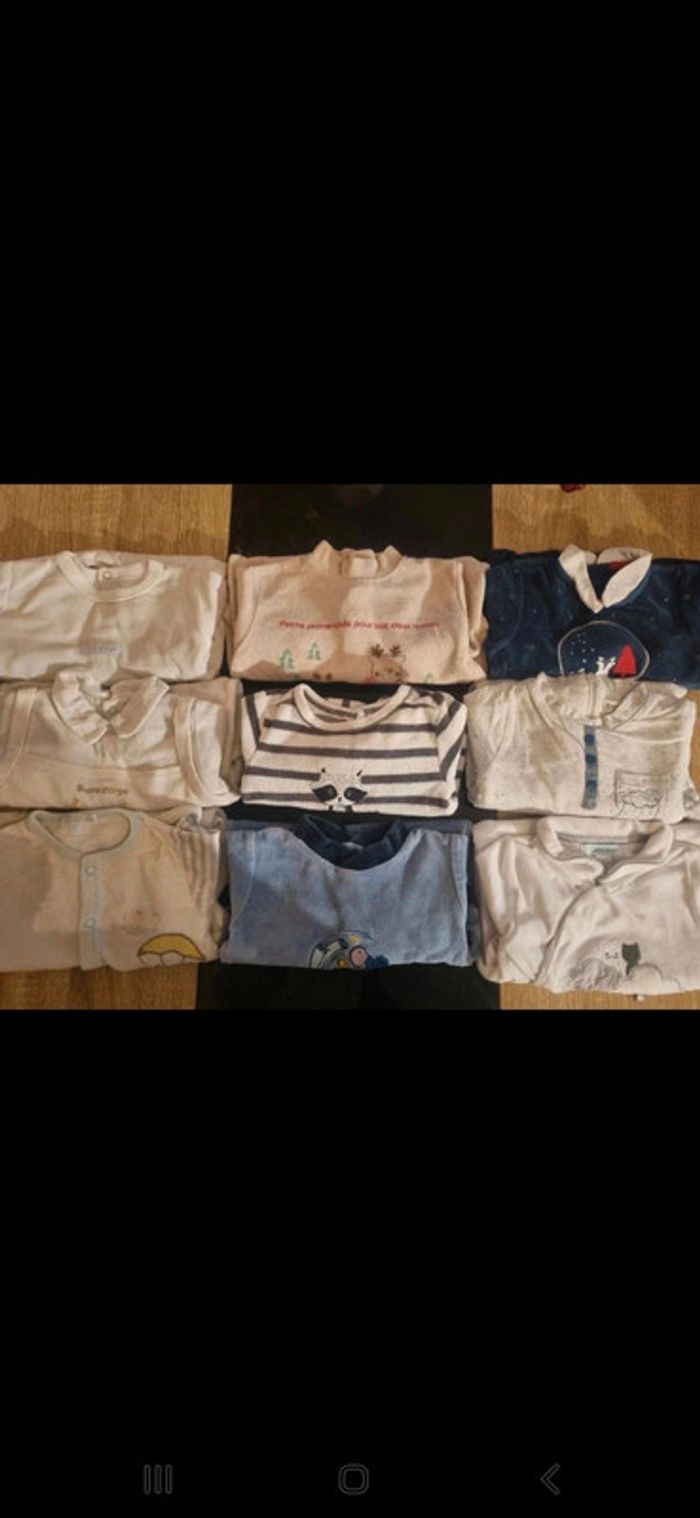 Lot pyjama hiver 3 mois