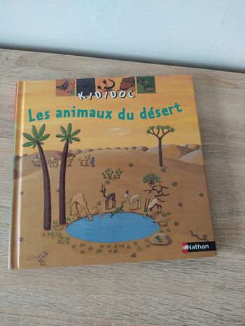 Livre kididoc les animaux du désert