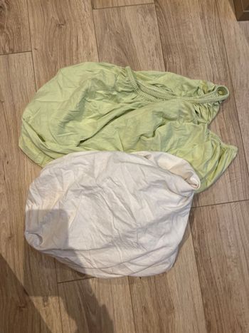 Lot de 2 draps housse
