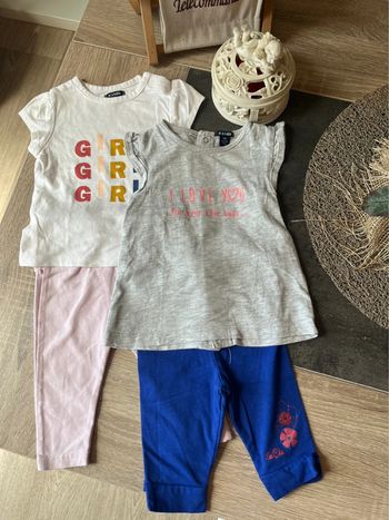 Lot ensemble bébé fille 3 mois