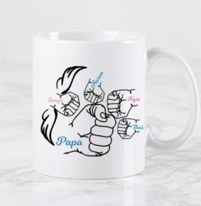 Mug Papa enfant point