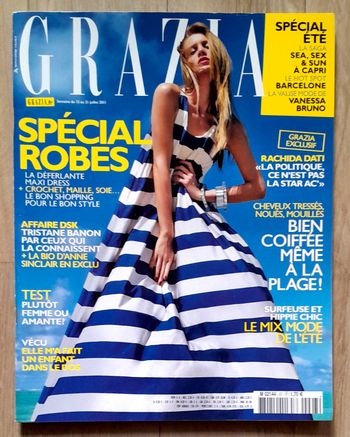 Magazine Grazia juillet 2011 spécial robes
