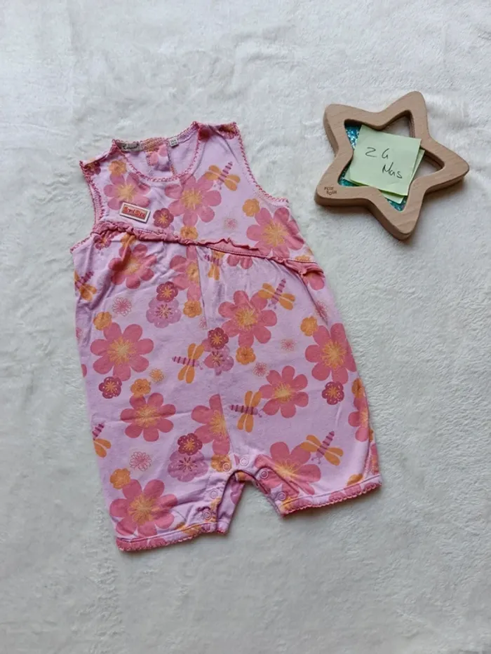 Barboteuse fleuri In Extenso 24 mois
