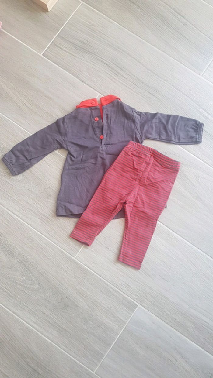 Ensemble blouse + legging 3M - photo numéro 4