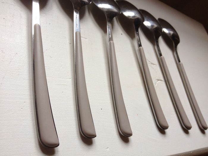 6 grandes cuillères stainless steel - photo numéro 4