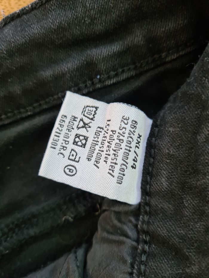 Jeans skinny xxl 44 noir de chez  Cassis - photo numéro 7