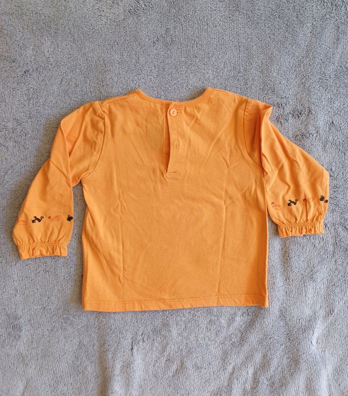 T-Shirt manches longues orange - Sergent Major - photo numéro 2