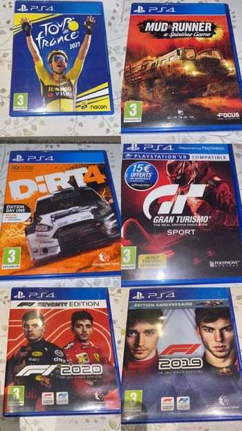 Lot jeux ps4