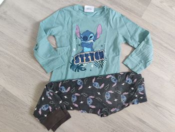 Pyjama coton mixte Disney Stitch Taille 4 ans