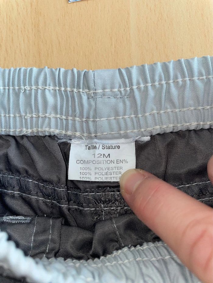 Pantalon-pantacourt 2 en 1 taille 12 mois - photo numéro 3