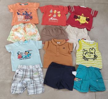 Lot de vêtements été garçon 6 mois