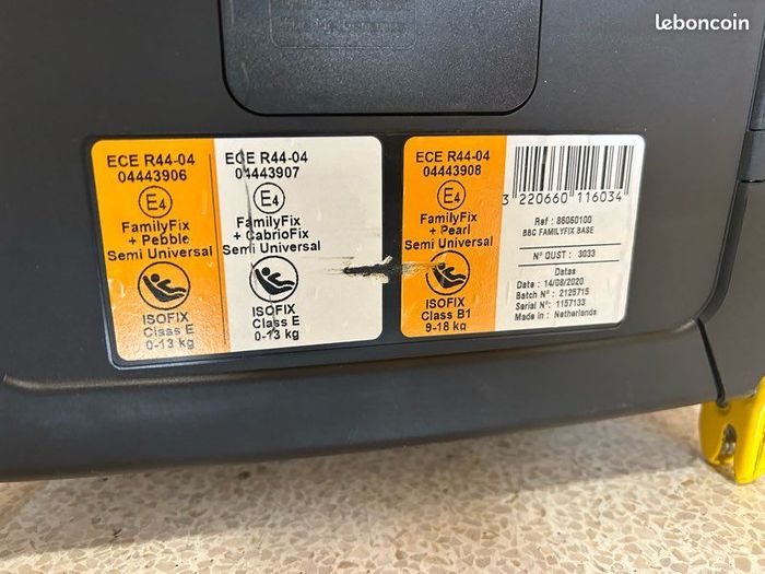 Base Isofix Bebeconfort NEUVE AVEC ÉTIQUETTE - photo numéro 3