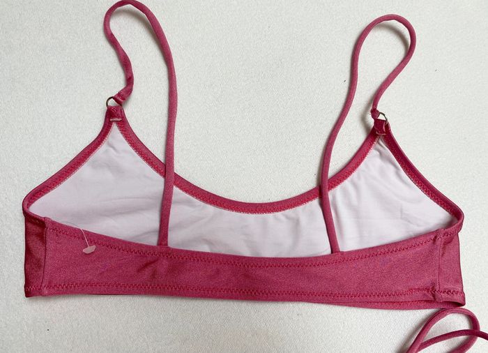 Maillot de bain deux pièces S rose - photo numéro 4