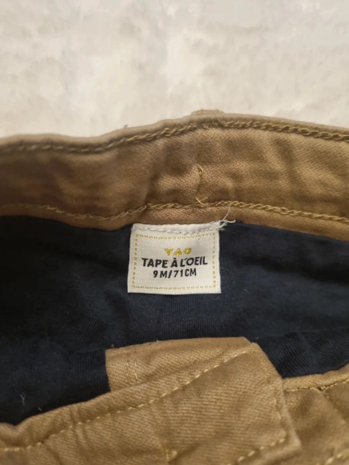 Pantalon tape à l'œil 9 mois - photo numéro 2