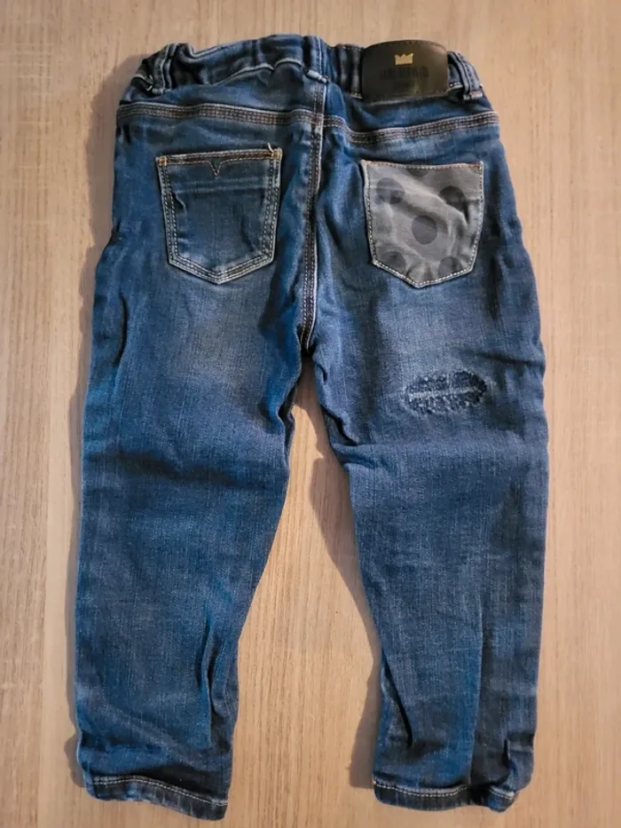 Jean bleu Zara Baby 18 mois 86 cms - photo numéro 2