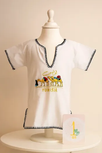 Djellaba bébé 1 an