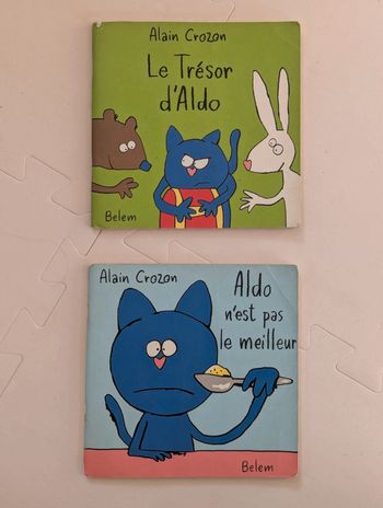 Lot 2 livres enfant Alain Crozon – Collection Aldo (Belem Éditions)