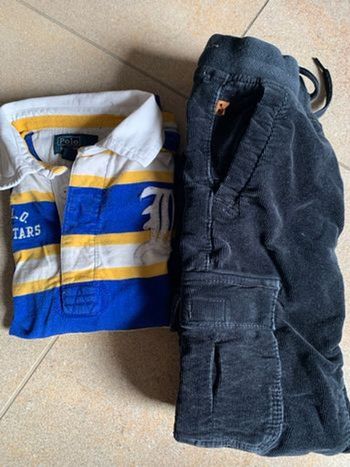 Lot pantalon et polo 5 ans 