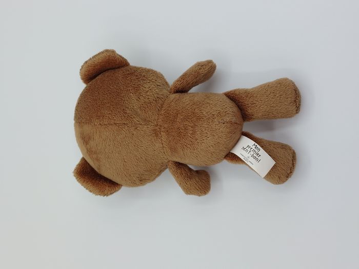 Petit Doudou peluche ours marron mon premier sent-bon Christine Arbel 18 cm - photo numéro 2