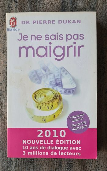 Livre neuf je ne sais pas maigrir