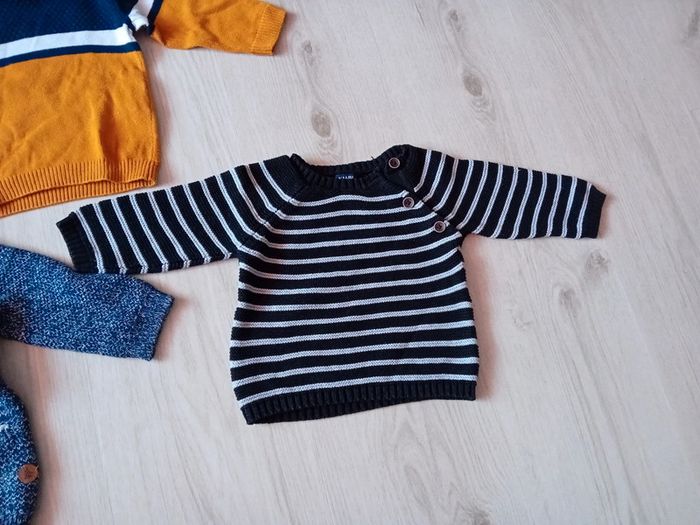 Lot de 3 pull en laine 6 mois - photo numéro 4