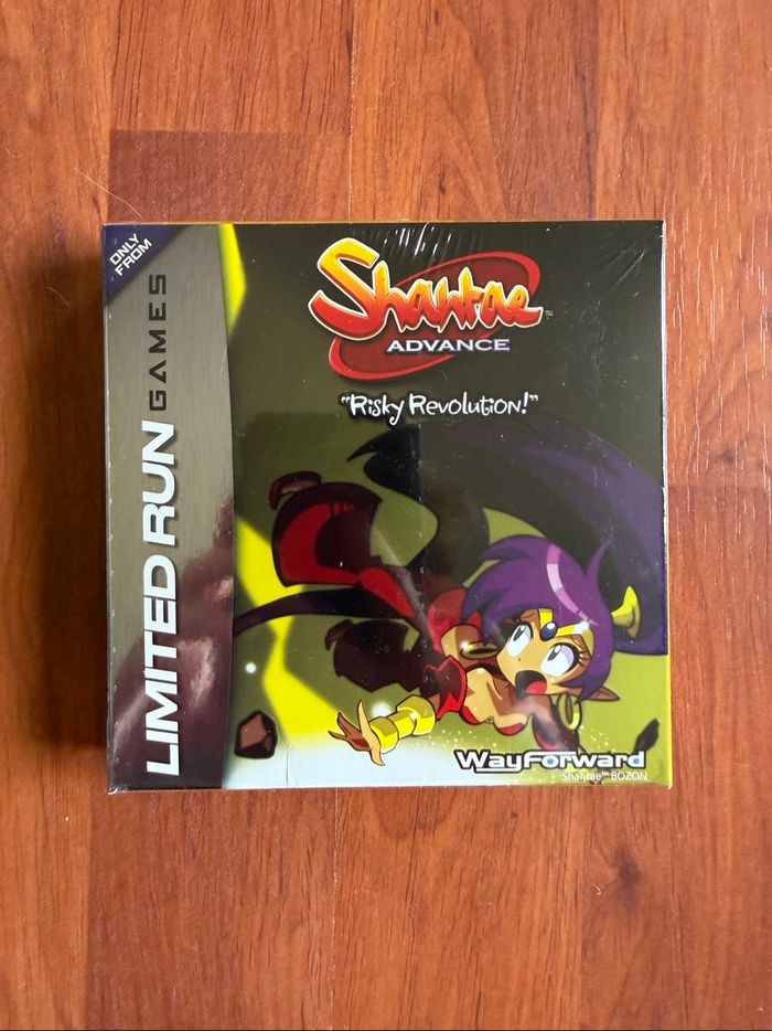 Shantae Advance Risky Revolution Jeu Nintendo GBA GameBoy Advance NEUF sous blister Limited Run