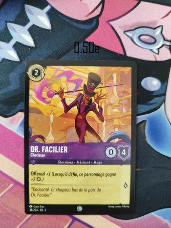 DR.facilier 38/204 co lorcana 0.50E