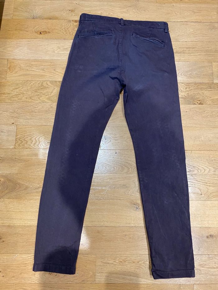 Chinos bordeaux Ikks en 29 - photo numéro 3