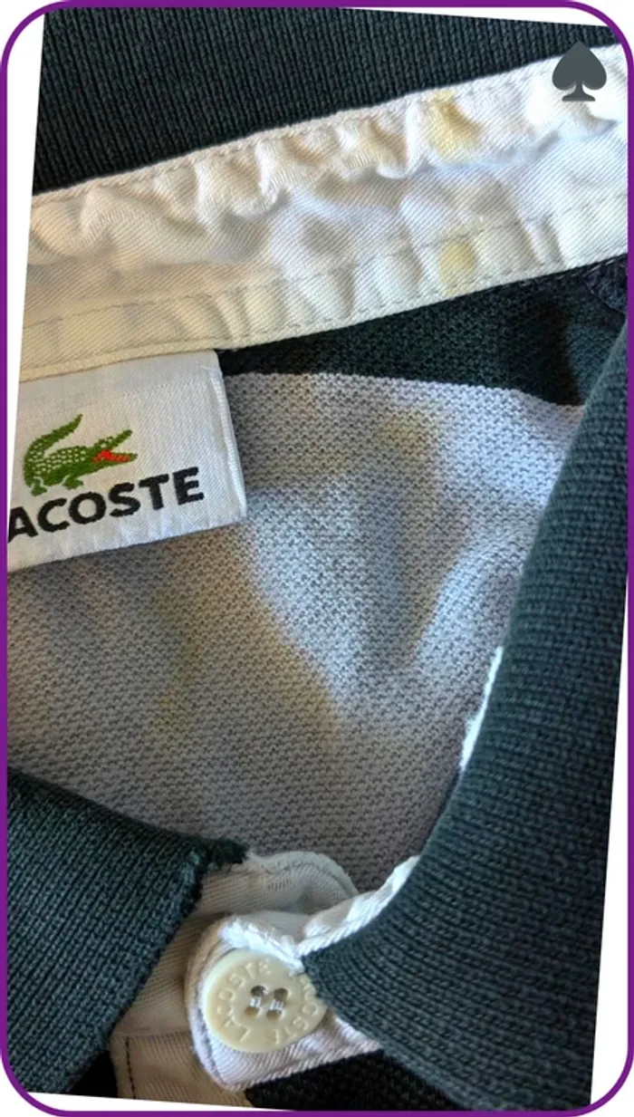 Polo manches longues homme Lacoste XL - photo numéro 8