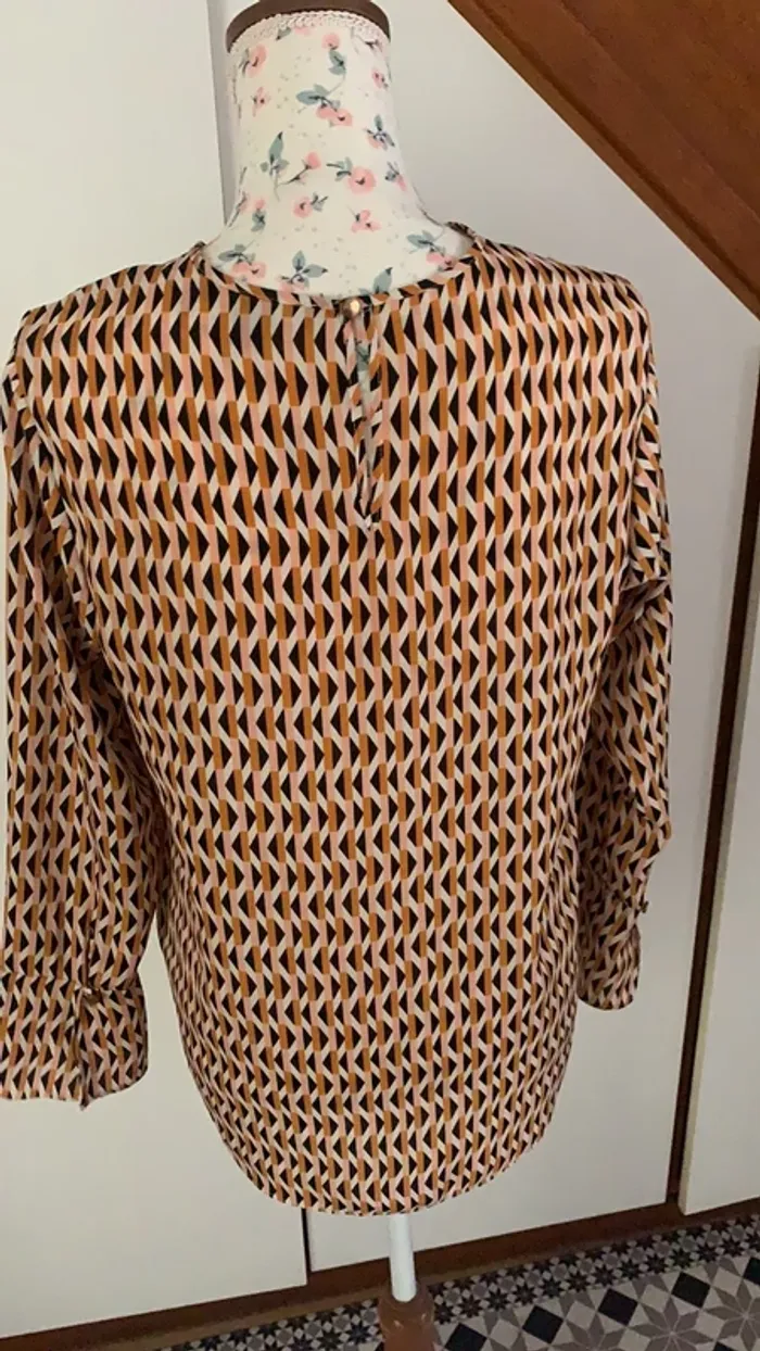 Blouse motif géométrique - photo numéro 5