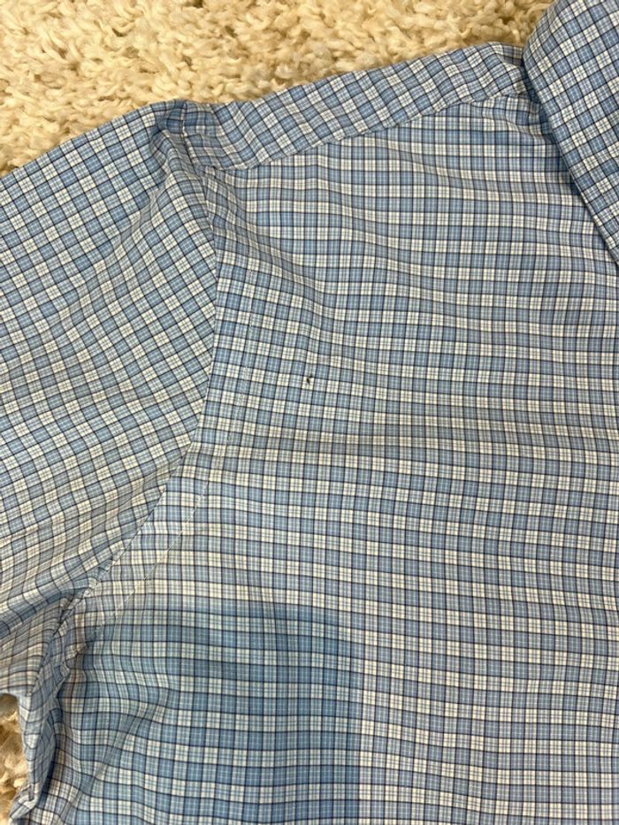 Chemise Ralph Lauren bleu à carreaux taille M style old money - photo numéro 5