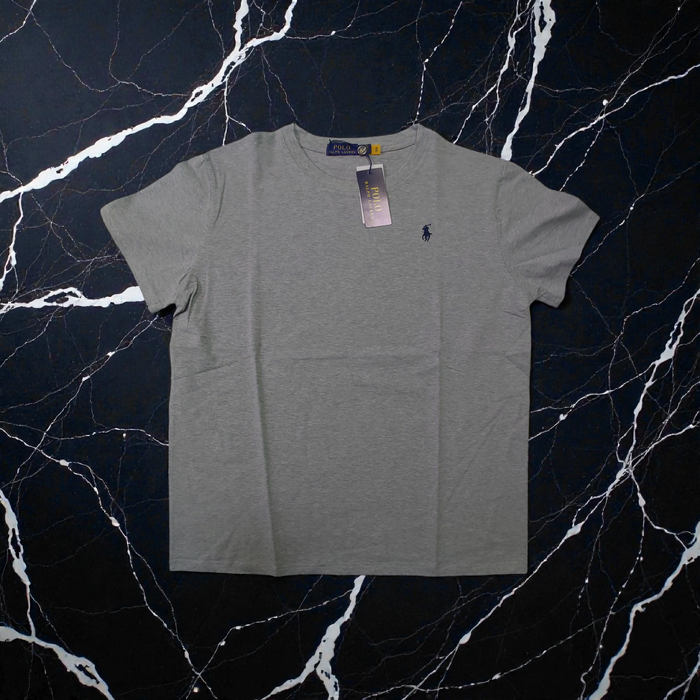 Tee Shirt Ralph Lauren pour homme - Taille L - Gris logo brodé noir - Neuf - photo numéro 2