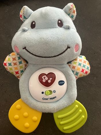 Peluche musicale croc hippo VTech