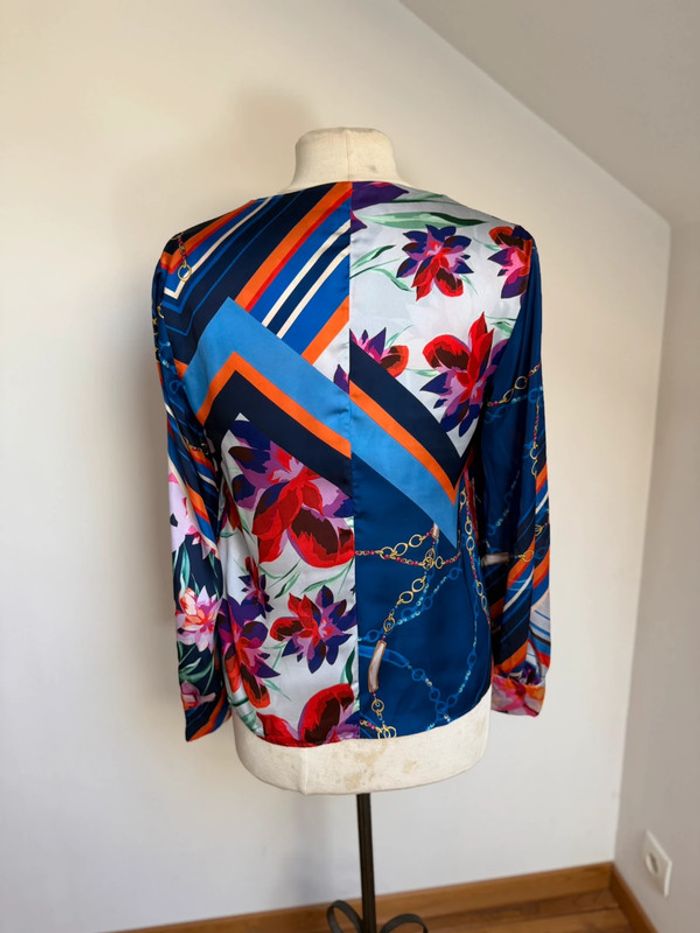 Superbe blouse fluide colorée Morgan 🌸 L 40 - photo numéro 5