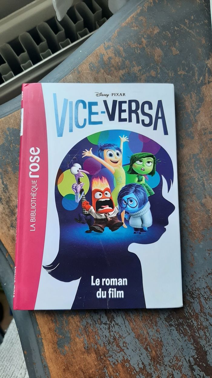 Vice versa * Le roman du film - Disney Pixar  la bibliothèque rose
