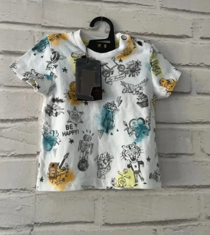 T-shirt Catimini – Neuf avec étiquette – 6 mois (68 cm) - photo numéro 2