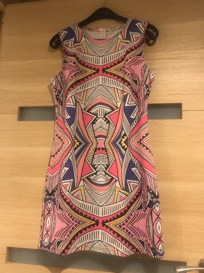Robe été multicolore