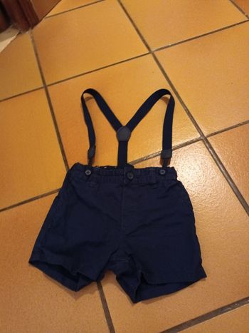 Short avec bretelle 9 12 mois H&M