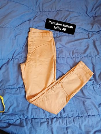 Pantalon stretch 40 femme 