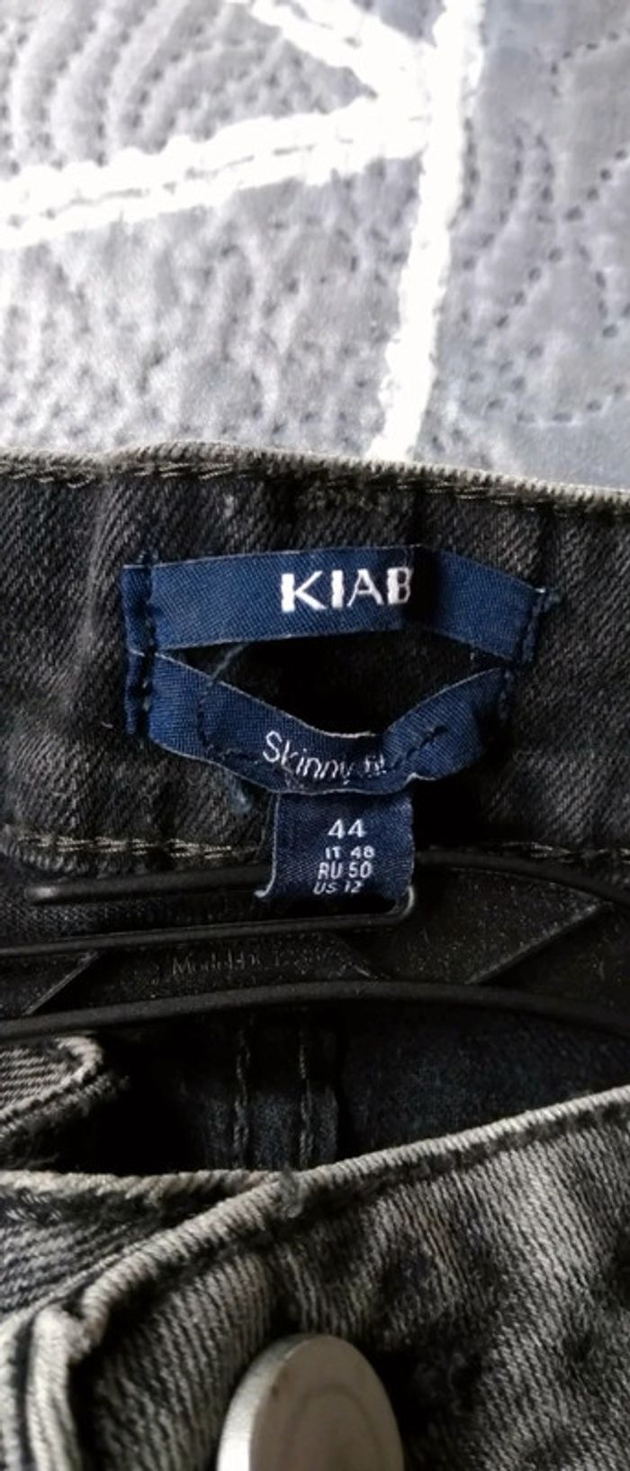 Pantalon skinny gris effet tâches blanches neuf femme 42/44 kiabi - photo numéro 13