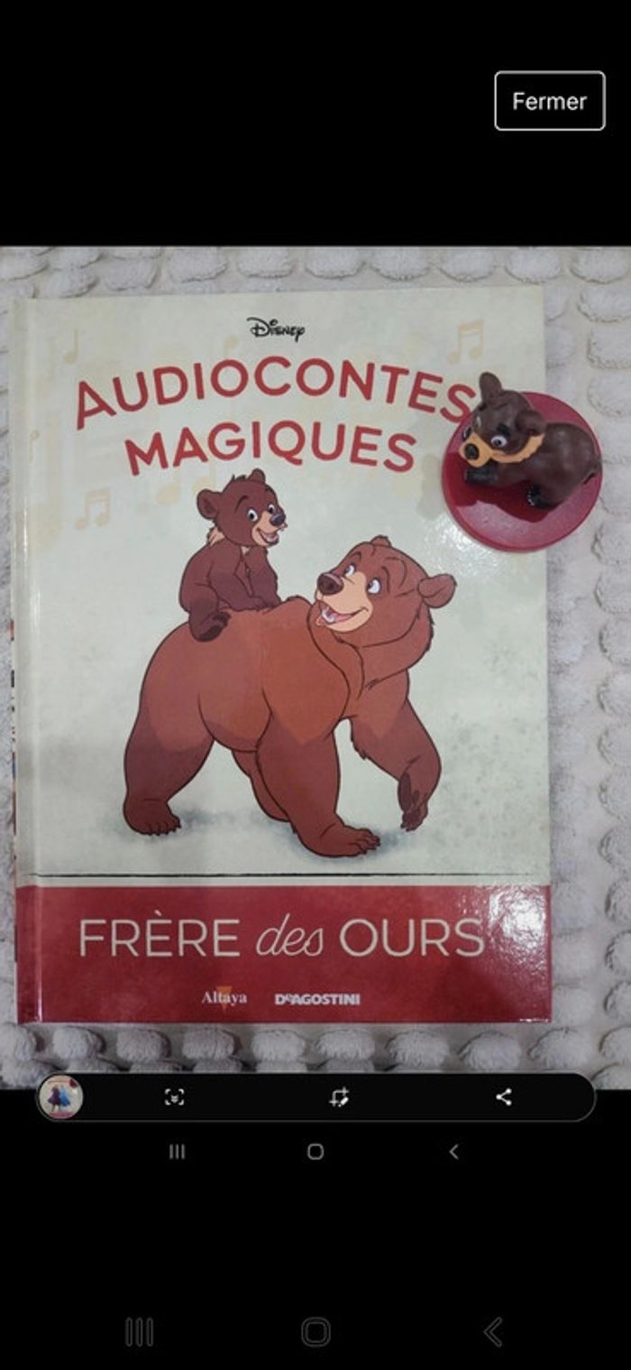 44Eme audioconte magique collection altaya deagostini livre et figurine disney audio conte