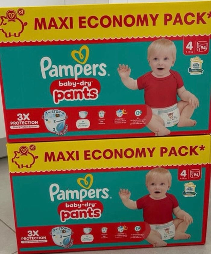 Couches Pampers taille 4 pants
