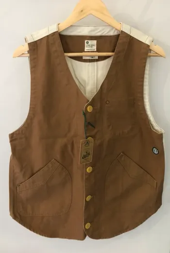 Vest Element Emerald Collection Brown Beige Mens Medium