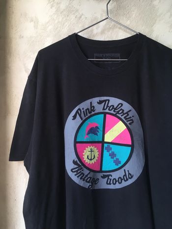 T-shirt noir Pink Dolphin XXL