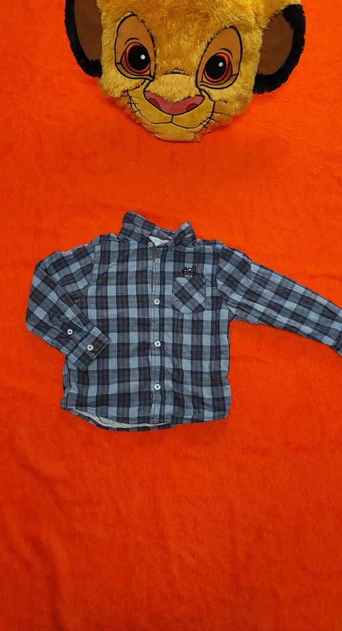 Chemise doublé manches longues Obaïbi 23 mois 86 cm