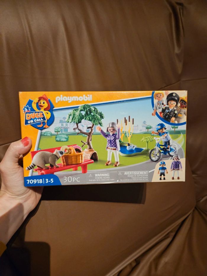 Playmobil policière Duck on call neuf jamais ouvert