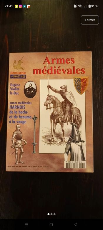 Livre hors-série Armes médiévales – Moyen Âge