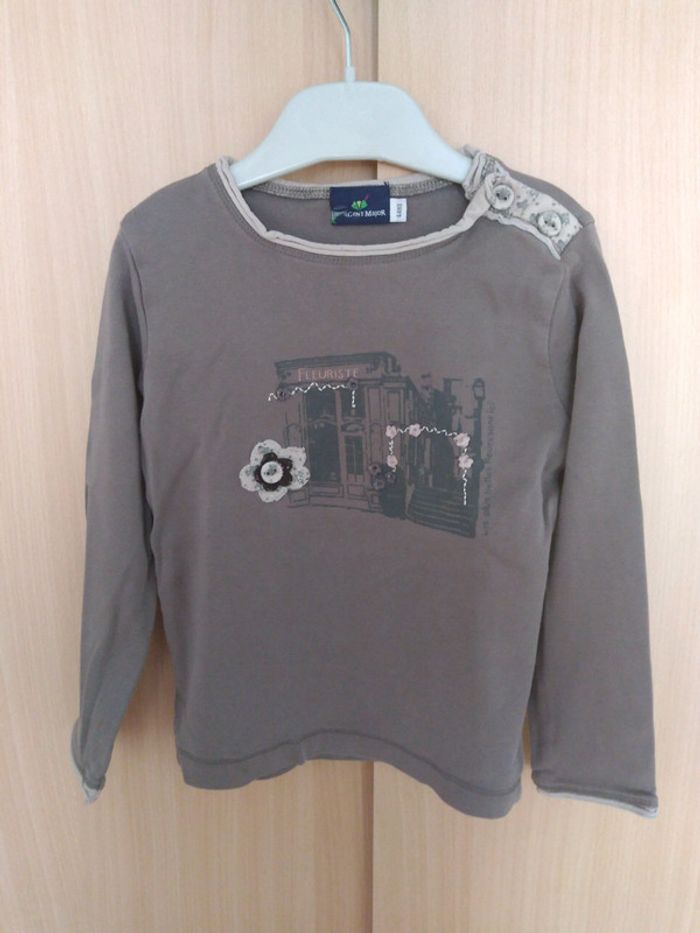 #lot de 7 t-shirts manches longues fille taille 4 ans - photo numéro 4
